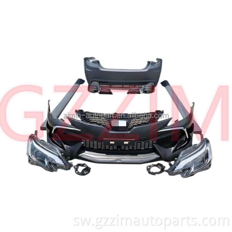 Plastiki mbele nyuma bumper grille upande sketi mwili kits vifaa vya mwili kwa alama xreiz